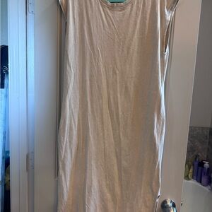 Double Zero Cream Midi Dress